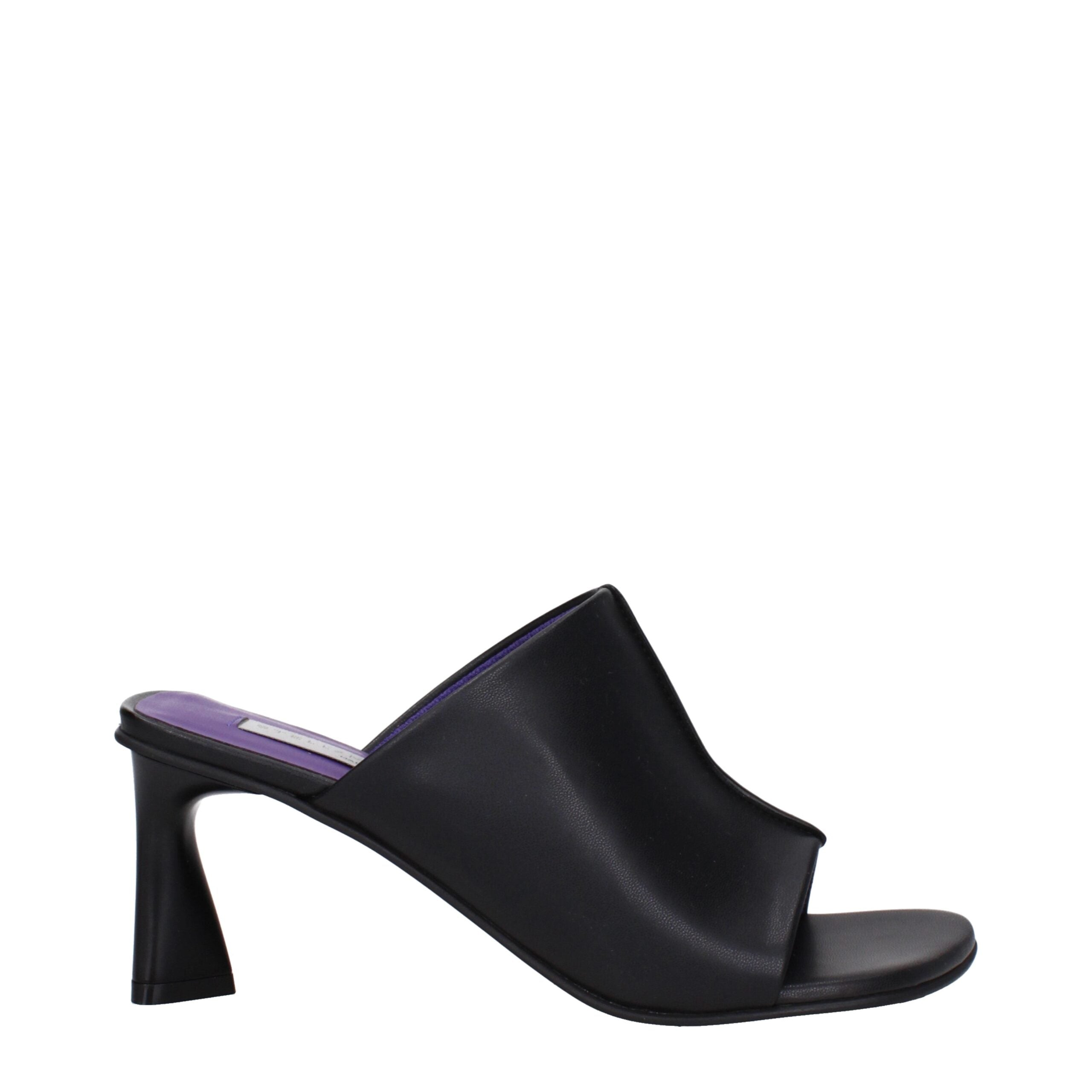 Stella McCartney Black Leather Sandal